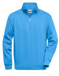 Sweatshirt mit Stehkragen und Reißverschluss