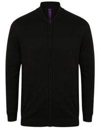 Strickjacke mit durchgehendem Reißverschluss