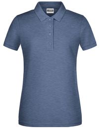 Poloshirts Light Denim Melange L_1068329