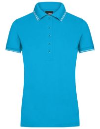 Poloshirts Turquoise/White L_1209597