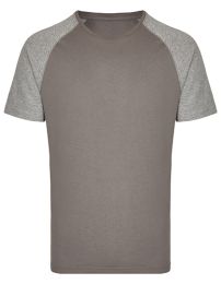 T-Shirts Grey Solid/Heather Grey XL_1648131