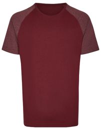 T-Shirts Burgundy/Heather Burgundy XL_1648419
