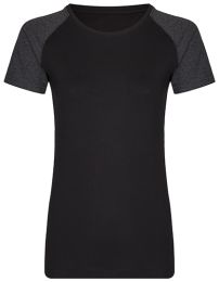 T-Shirts Black/Heather Black XXL_1649919