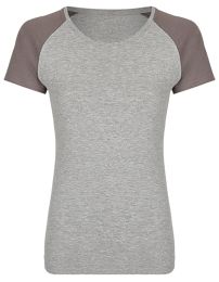 T-Shirts Heather Grey/Grey Solid XXL_1650111