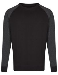 Sweatshirts & -jacken Black/Heather Black XL_1652994
