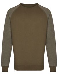 Sweatshirts & -jacken Olive/Heather Olive S_1653332