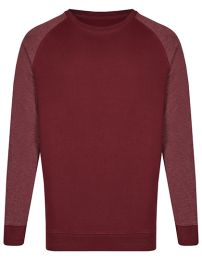 Sweatshirts & -jacken Burgundy/Heather Burgundy L_1653460