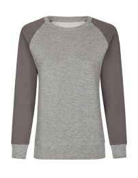 Sweatshirts & -jacken Heather Grey/Grey Solid L_1653706