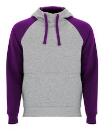 Sweatshirts & -jacken Heather Grey 58/Purple 71 XL_1781364