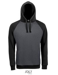Sweatshirts & -jacken Charcoal Grey Melange/Black XL_1911960