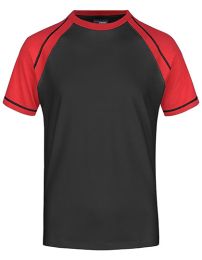 T-Shirts Black/Red L_2241310