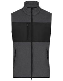 Westen & Bodywarmer Dark Melange/Black M_2386400