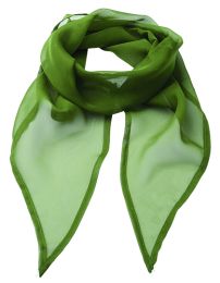 Halstücher Oasis Green (ca. Pantone 371C) 98 x 16,5 cm_3089438