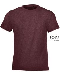 T-Shirts Heather Oxblood 6 years (106/116)_3211539