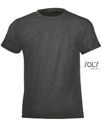T-Shirts Charcoal Melange 8 years (118/128)_3211651