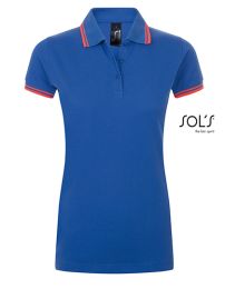 Poloshirts Royal Blue 241/Neon Coral S_3278723