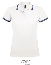 Poloshirts White/Navy L_3278995