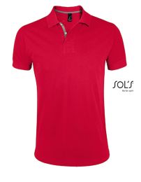 Poloshirts Red/Grey (Solid) M_3279559