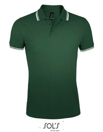 Poloshirts Forest Green/White S_3280722