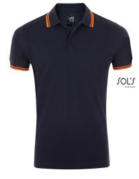Poloshirts French Navy/Neon Orange M_3280834