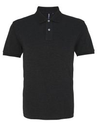 Poloshirts Heather Black L_632190