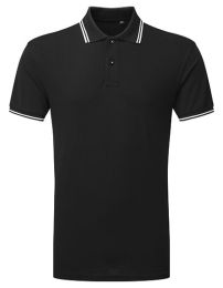 Poloshirts Black/White L_633112