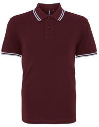 Poloshirts Burgundy/Sky L_633785