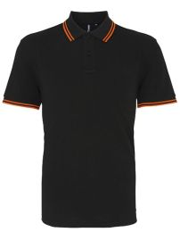 Poloshirts Black/Orange S_633945