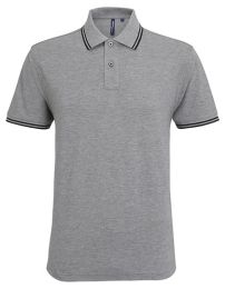 Poloshirts Heather Grey/Black XXL_634201