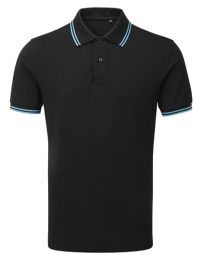 Poloshirts Black/Turquoise L_634265