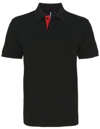 Poloshirts Black/Red L_634548