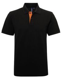 Poloshirts Black/Orange S_634804