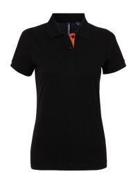 Poloshirts Black/Orange S_639576