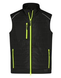 Westen & Bodywarmer Black/Neon Yellow 4XL_894385