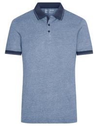 Poloshirts Blue Melange/Navy XXL_990758