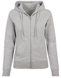 Damen-Frottee-Hoodie mit Reißverschluss