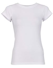 Damen-Basic-Stretch-T-Shirt