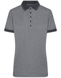 Damen-Melange-Poloshirt