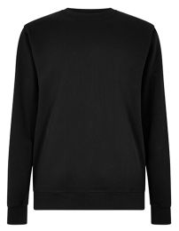 Sweatshirt in normaler Passform aus Piqué