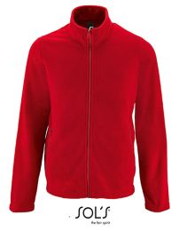 Herren-Einfarb-Fleecejacke Norman