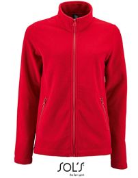 Damen-Einfarb-Fleecejacke Norman