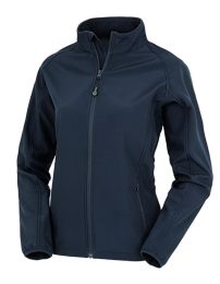 Herren-Softshelljacke aus recyceltem 2-Lagen-Material