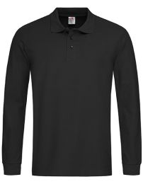 Klassisches Langarm-Poloshirt