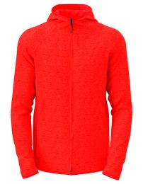 Lux Strickfleecejacke mit Kapuze