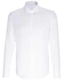 Herren-Oxford-Hemd Shaped Fit, langärmlig