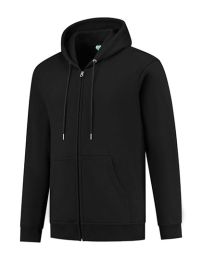 Unisex Kapuzenjacke mit durchgehendem Reißverschluss