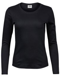 Damen Interlock Langarm-T-Shirt